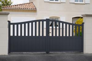 Portail battant 3,4m MEIJE H.140cm gris 3