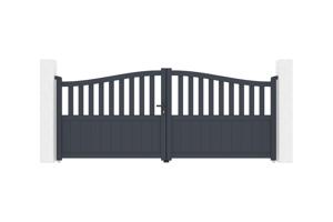 Portail battant 3,4m MEIJE H.140cm gris 7