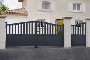 Portail battant 3,4m MEIJE H.140cm gris 11