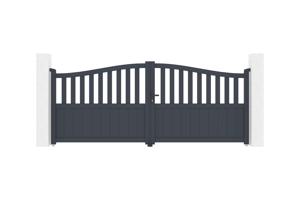 Portail battant 3,4m MEIJE H.140cm gris 2