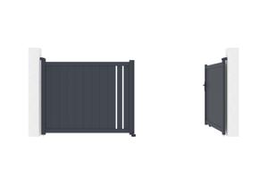 Portail battant 3,5m GIONA H.140cm gris 5