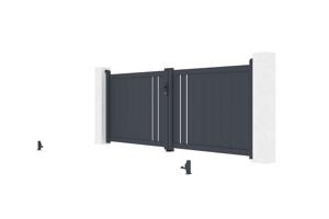 Portail battant électrique 3,5x1,6m GIONA + Motorisation RANGER B150 9