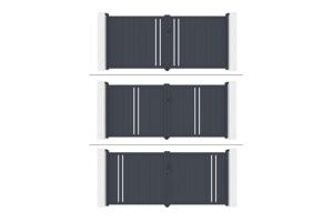 Portail battant électrique 3,5x1,6m GIONA + Motorisation RANGER B150 11