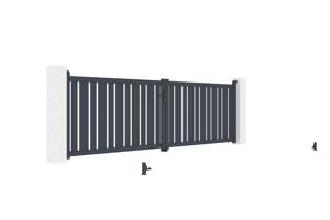 Cancello a battente 4m VEYMONT 400B120 8