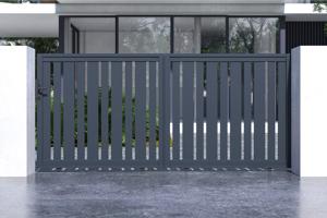 Sliding gate kit 3,5m VEYMONT H.160cm grey aluminium 2