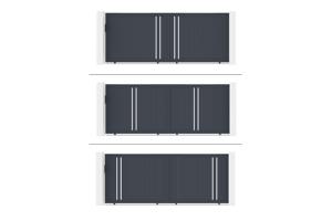 Sliding gate kit 4m GIONA H.160cm grey aluminium 11
