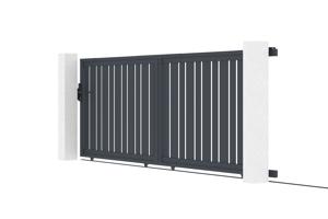 Skydeport i aluminium 4m VEYMONT 400C140 4