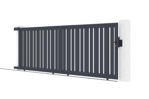 Skydeport i aluminium 4m VEYMONT 400C140 9