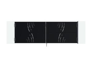 Portail battant acier NALI VELETA 350x120cm noir mat 2