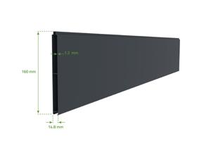 Draaipoort 3m VELETA H.120cm aluminium + motorisering TANKER B700 14
