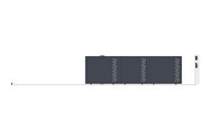 Cancello scorrevole 5m ARLBERG H.140 alluminio grigio 11