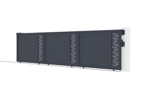 Puerta corredera exterior​ 6m ARLBERG Alt.140cm aluminio gris 10