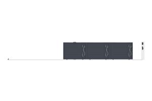 Portail coulissant 6m LIFE H.140cm aluminium gris 10
