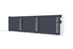 Sliding gate kit 6m SUNNY H.140cm grey aluminium 9