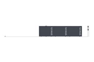 Sliding gate kit 6m SUNNY H.140cm grey aluminium 10