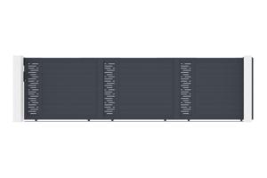 Schuifpoort 6m ARLBERG H.160 grijs aluminium main image