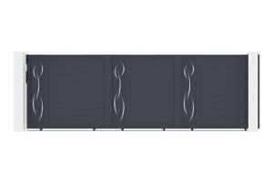 5m LIFE H.160 šedá hliníková posuvná brána main image