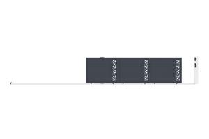 Portail coulissant 6m SUNNY H.160cm aluminium gris 10