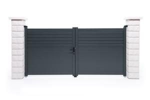 Puerta batiente exterior 3m CARPATIA Alt.140cm + Automatismo HICKER B200 18