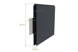 Draaipoort 3,5m CARPATIA H. 140cm aluminium + Poort 1m CARPATIA H.140cm aluminiu 14