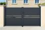 Portail battant 3m CIMONE H.160cm gris thumbnail 1