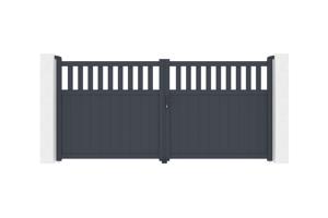 Klizna kapija 3,4m SANTIS H.160 siva aluminij main image