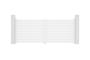 Portail battant 3,5m EIGER H.140cm blanc thumbnail 1