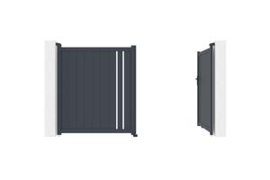 Portail battant 3m GIONA H.180cm alu + motorisation BUNKER B500 5