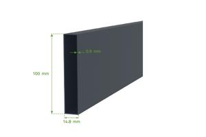 Kääntöportti 4m GIONA H.140 harmaa alumiini 13