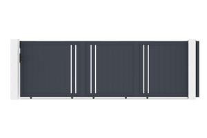 Posuvná brána 5m GIONA H.160 šedý hliník main image