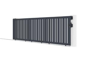 Portail coulissant 5m VEYMONT H.160cm alu + motorisation RANGER C300 9