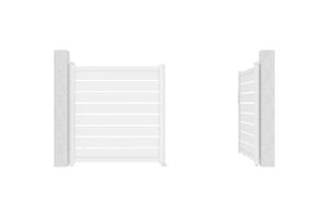 Puerta batiente exterior 3m VOGEL Alt.160 aluminio blanco 5