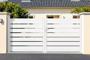 Portail battant 3,5m VOGEL H.140cm blanc thumbnail 1