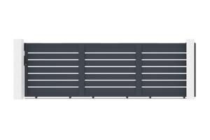 Drsna vrata 4,5m VOGEL H.140 siva aluminij main image