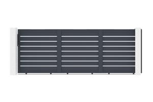 Drsna vrata 4,5m VOGEL H.160cm siva aluminij main image