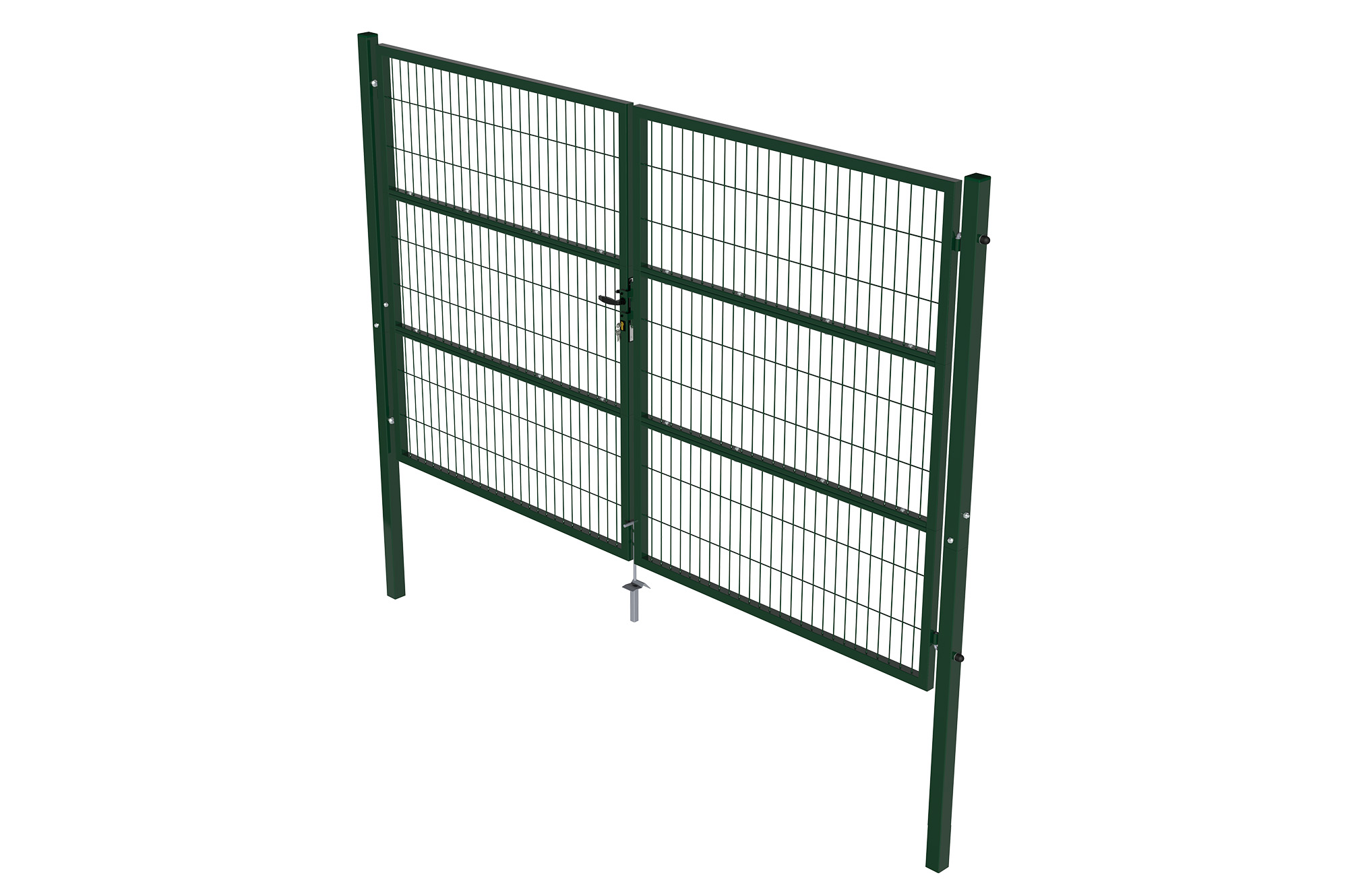 3m H.180cm RAZO mesh låge + 1m RAZO H.180cm Grøn låge 11