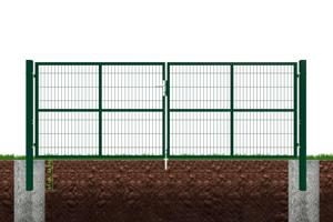 Mesh gate RAZO 4m H.140cm green 6