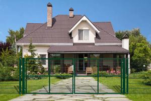 Mesh gate RAZO 4m H.140cm green 3