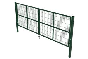 4m H.140cm RAZO mesh låge + 1m RAZO H.140cm Grøn låge 10