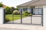 Mesh gate 4m H.140cm RAZO + side gate 1m RAZO H.140cm grey thumbnail 2