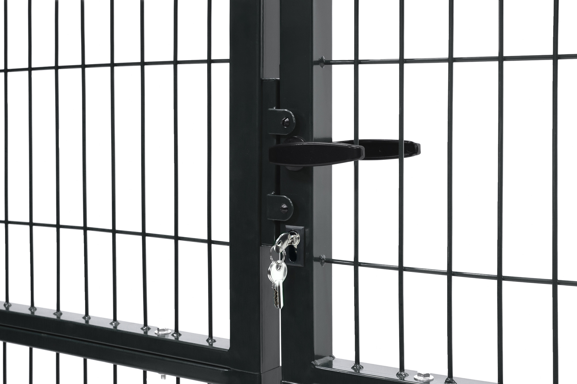 Mesh gate 4m H.140cm RAZO + side gate 1m RAZO H.140cm grey 5