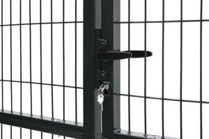 Mesh gate 4m H.140cm RAZO + side gate 1m RAZO H.140cm grey 5