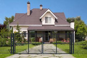 Mesh gate RAZO 4m H.140cm grey 3