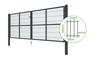 Mesh gate 4m H.140cm RAZO + side gate 1m RAZO H.140cm grey thumbnail 4