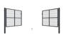 Mesh gate 4m H.140cm RAZO + side gate 1m RAZO H.140cm grey thumbnail 9