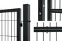 Mesh gate 4m H.140cm RAZO + side gate 1m RAZO H.140cm grey thumbnail 6