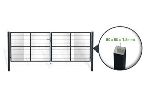 Mesh gate RAZO 4m H.140cm grey 7