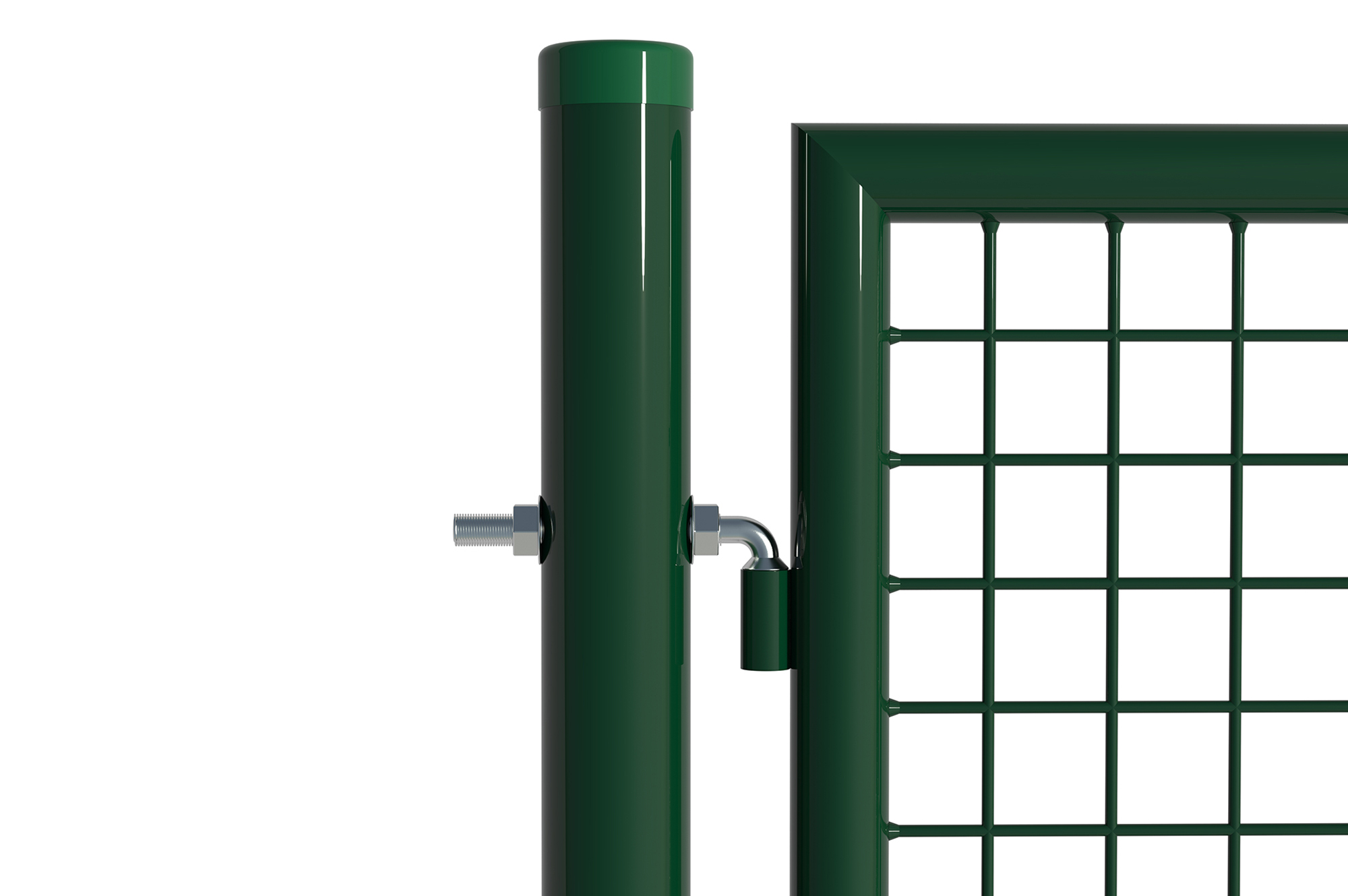 Portail grillagé OLGA 300x180cm Vert 12