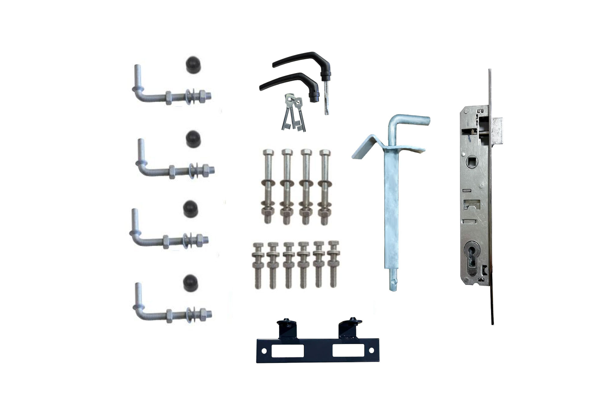 Portail grillagé OLGA 300x180cm Vert 14