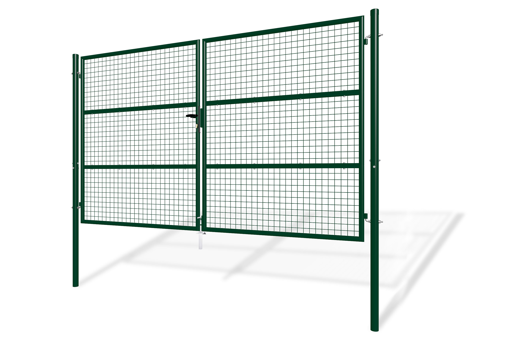 Portail grillagé OLGA 300x180cm Vert 2